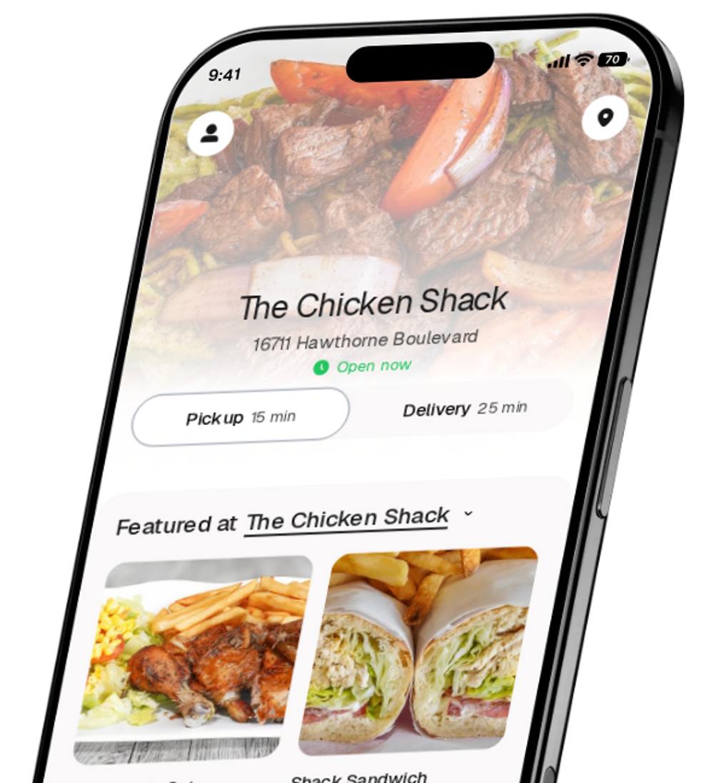The Chicken Shack app preview