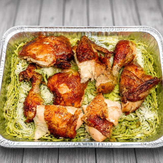 Pesto Chicken.