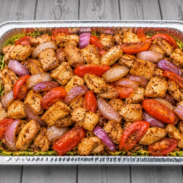 Chicken Pesto Saltado.