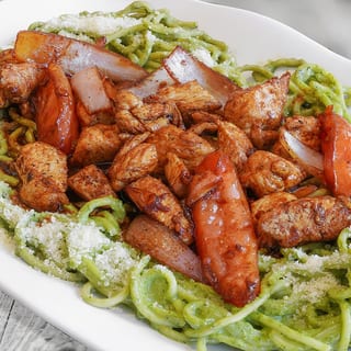 Chicken Pesto Saltado